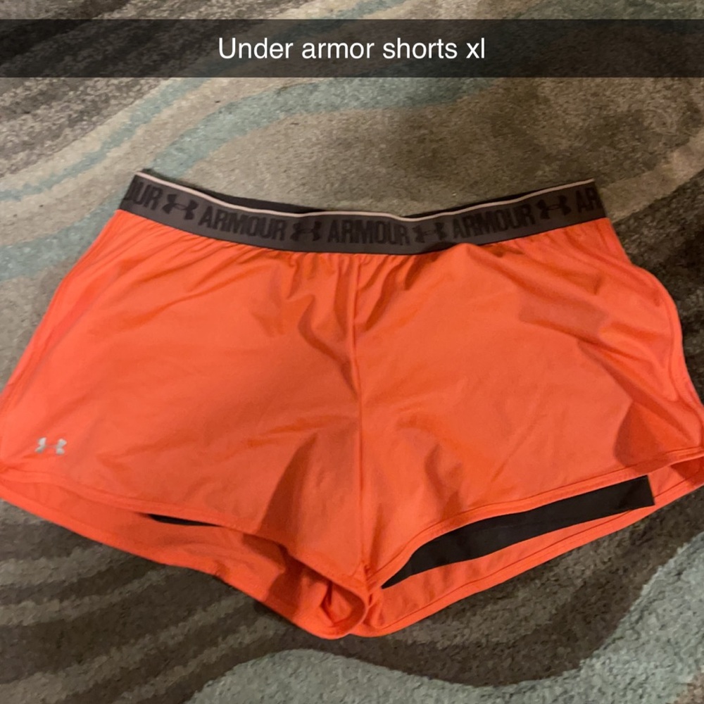 Under armour shorts with built in spandex